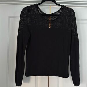 Anthropologie Knitted & Knotted Jacquard Sweater. Size S